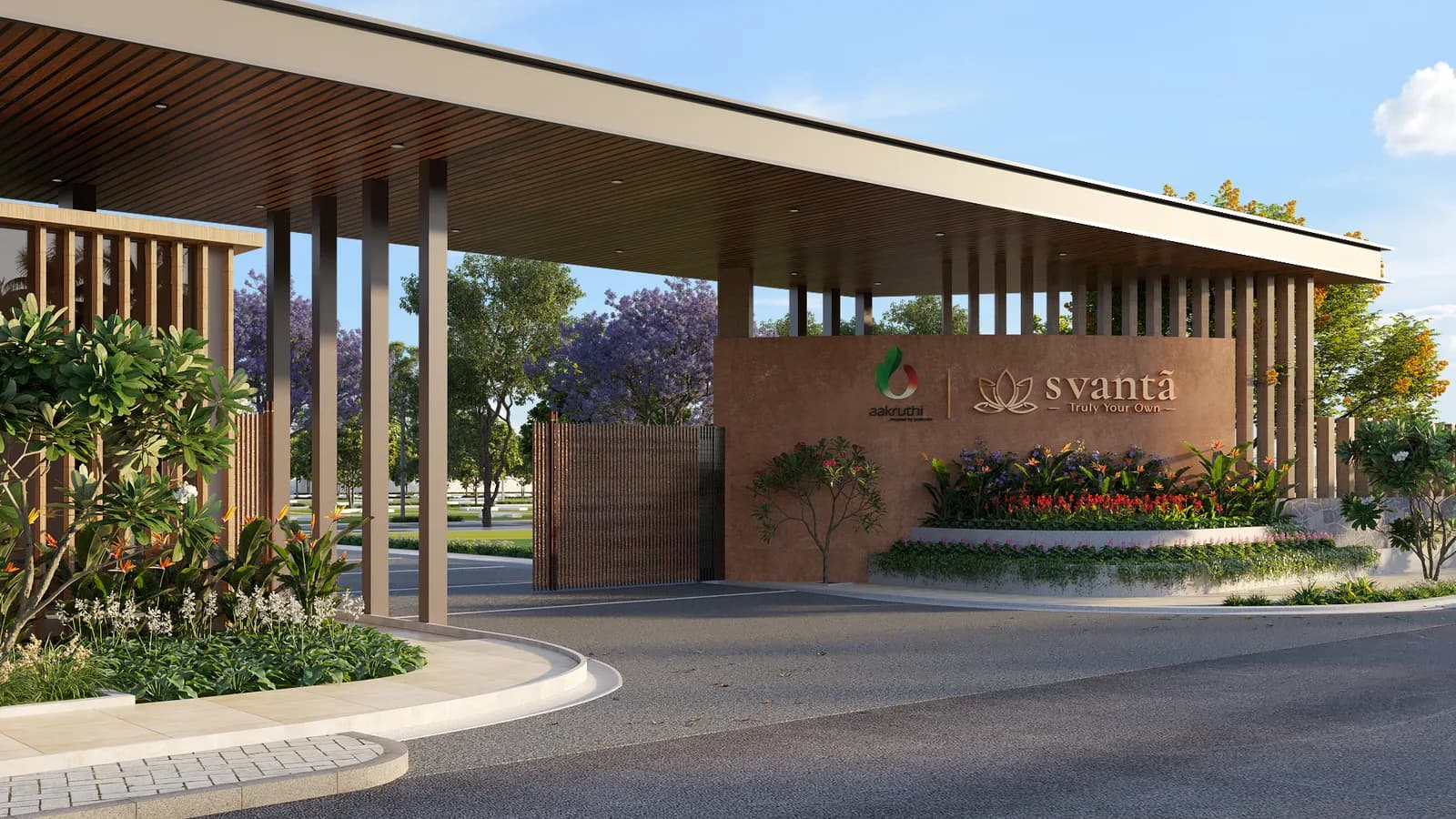 Svanta gated community entrance