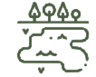 Waterbody as green feature icon