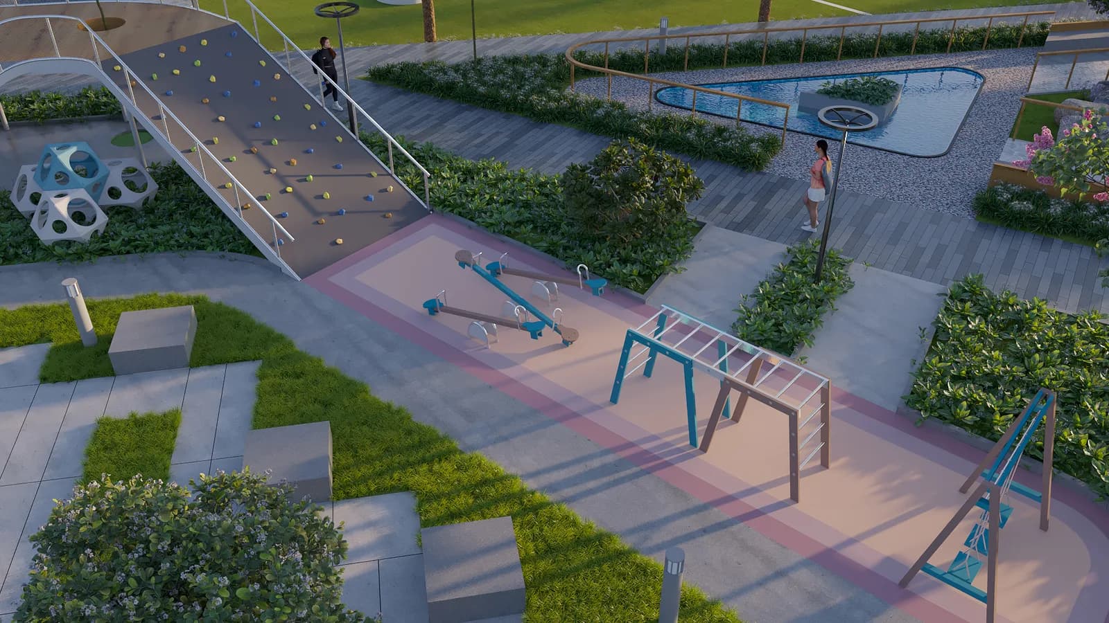 Svanta tot lot and open spaces